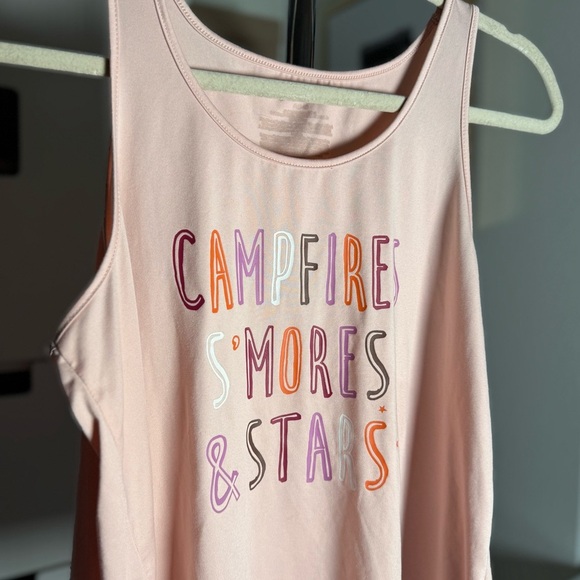 NWOT Joyspun Women's Pink Print Tank Pajama Top Size Small - Picture 2 of 4